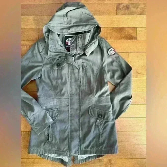 Pajar | Womens lined green utility jacket size large *like  new* - Picture 2 of 11